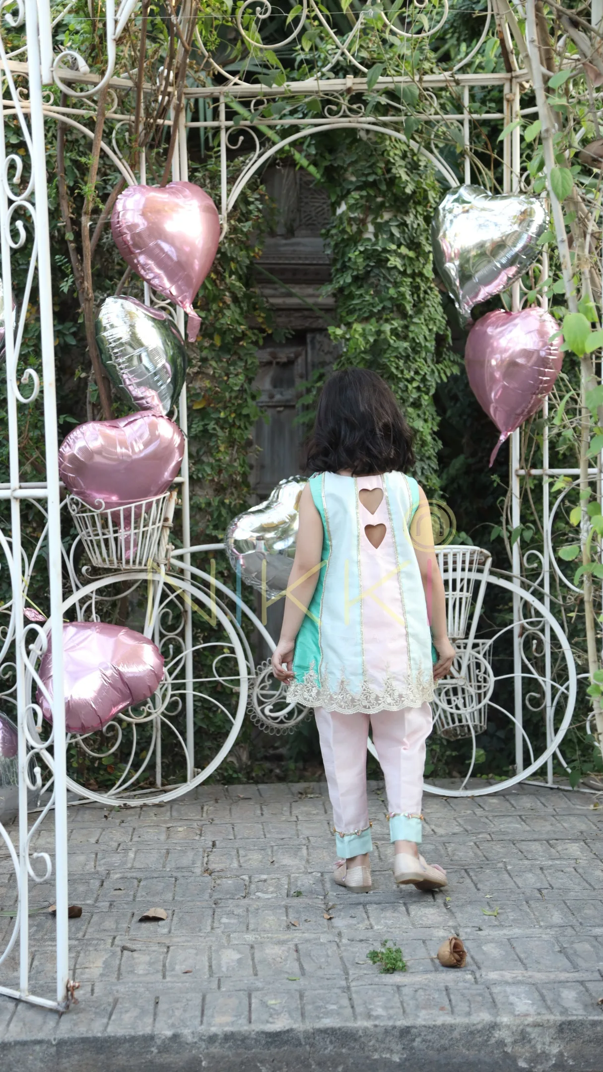 Pastel Panelled Dress - Image 3