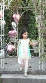 Pastel Panelled Dress - Image 4