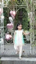 Pastel Panelled Dress - Image 4