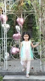 Pastel Panelled Dress - Image 2